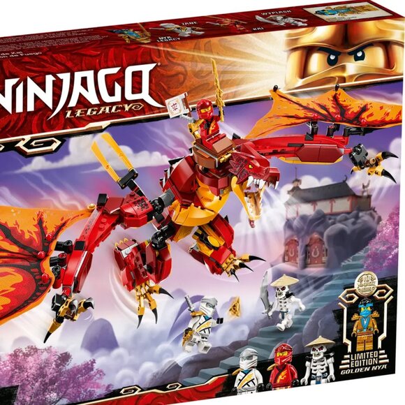 Brand New Lego NINJAGO Legacy Fire Dragon Attack 71753 - Picture 4 of 11